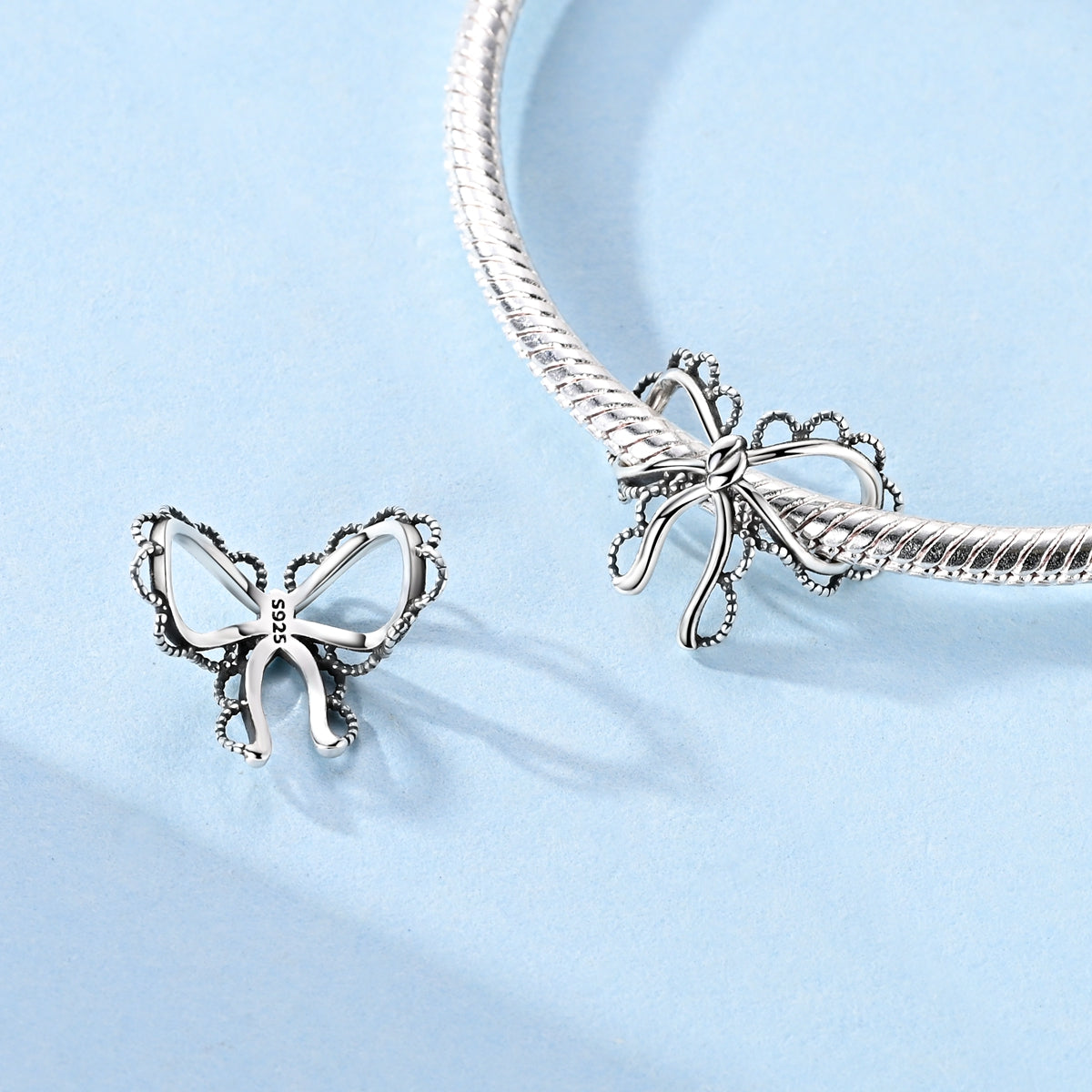 Frilly Bow Charm - Lullaboo