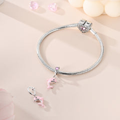Pink Dolphin Dangle Charm - Lullaboo