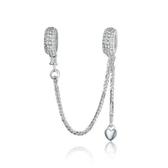 love connection pandora charm safety chain