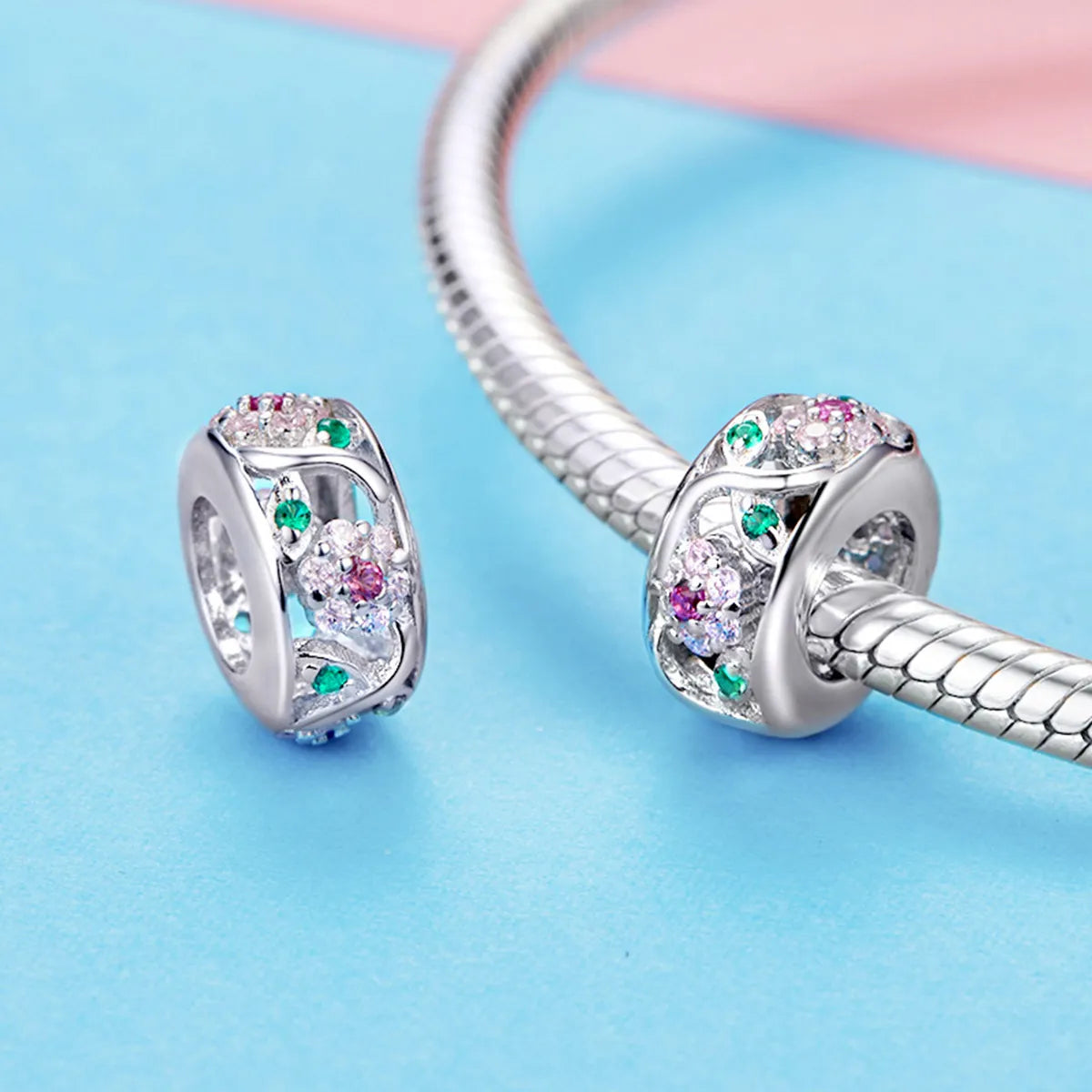 Spring Flower Spacer Charm - Lullaboo