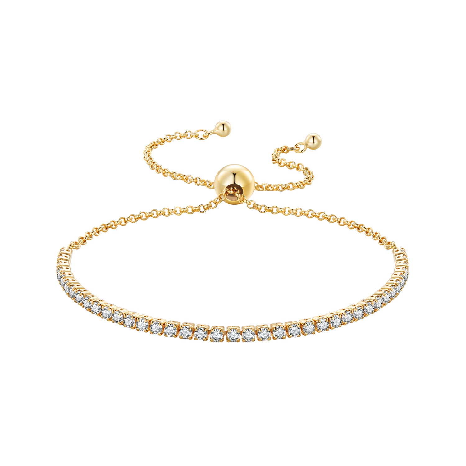 Gold Sparkling Strand Bracelet - Lullaboo