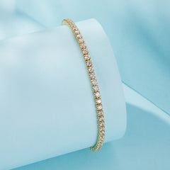 Gold Sparkling Strand Bracelet - Lullaboo
