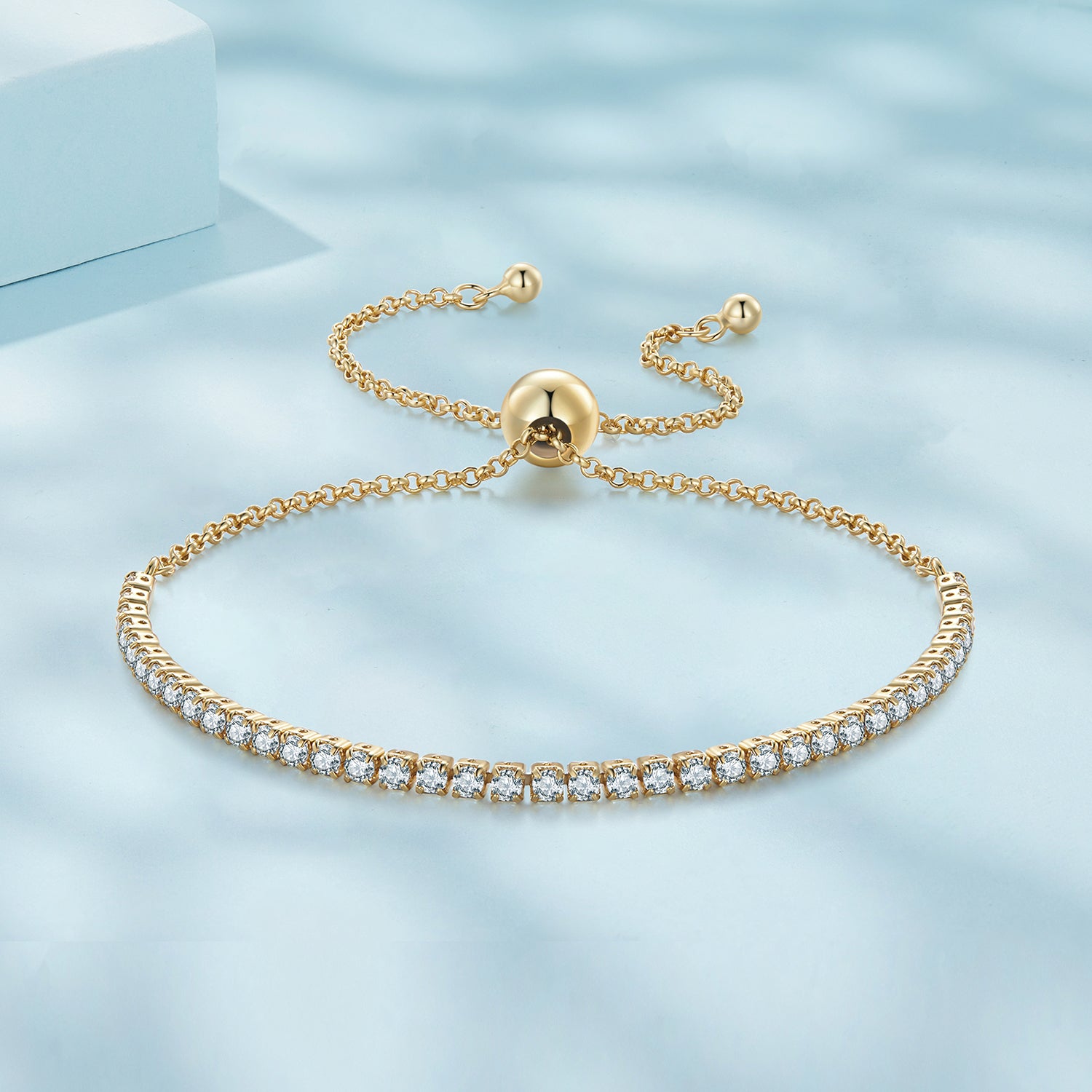 Gold Sparkling Strand Bracelet - Lullaboo