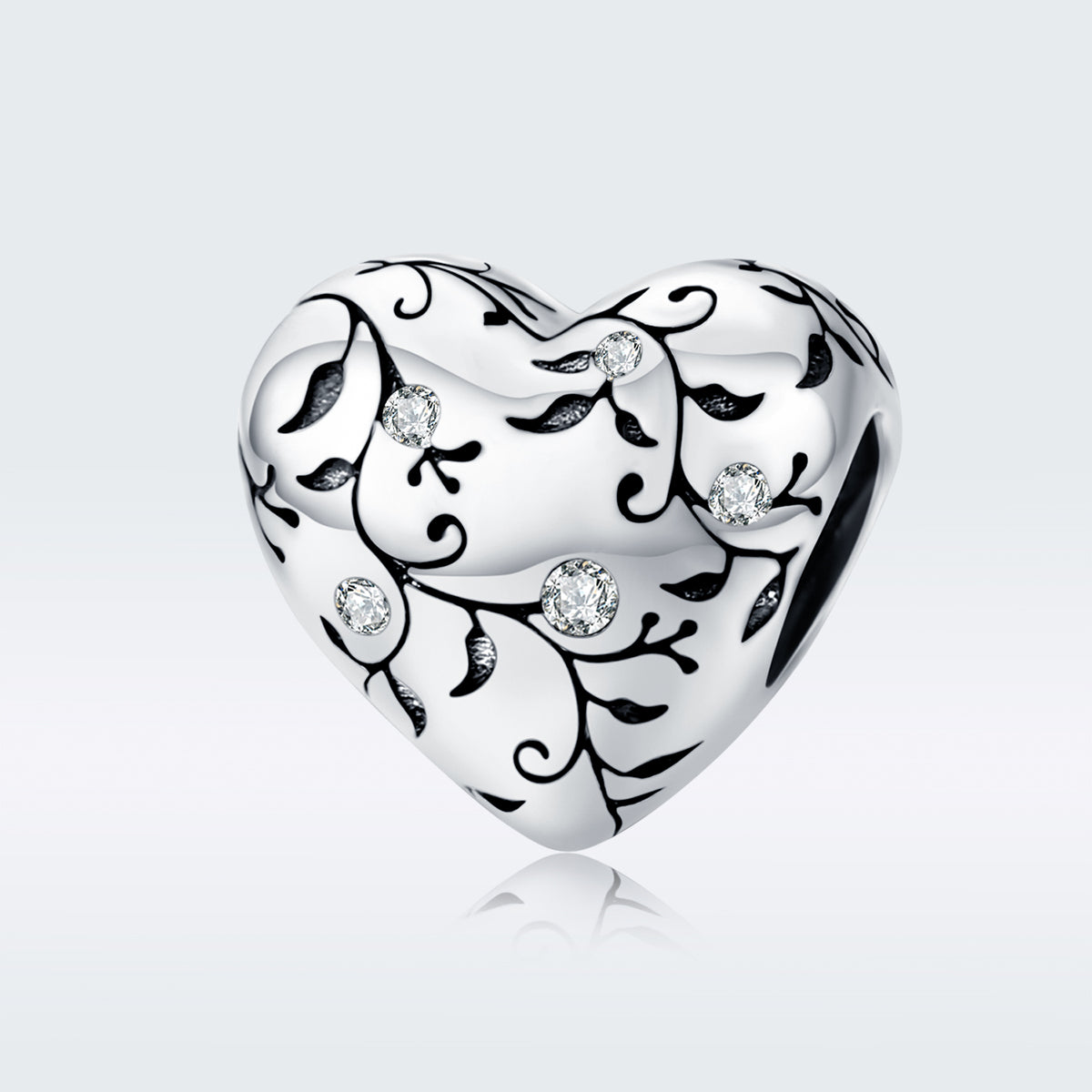 Silver Heart Charm - Lullaboo