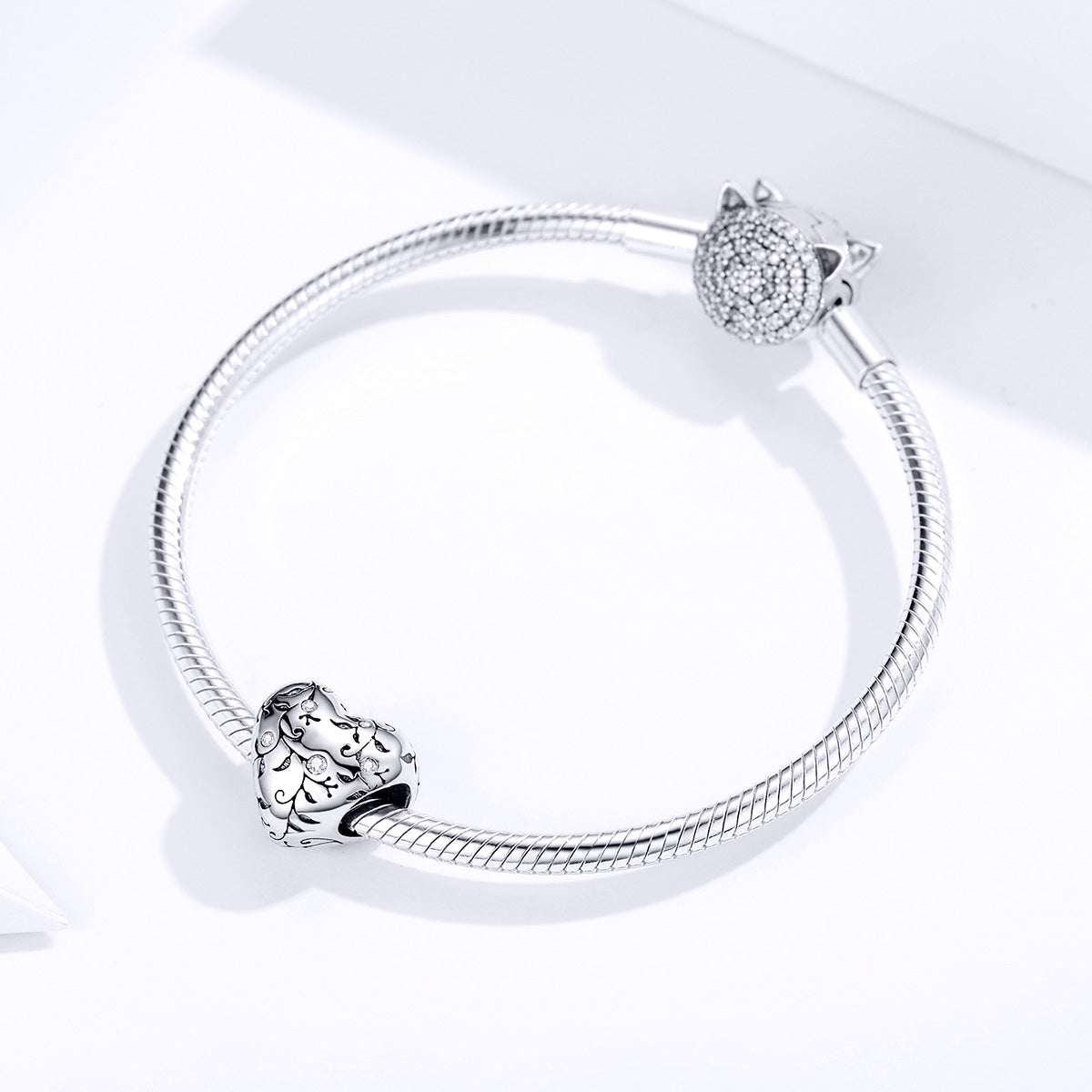 Silver Heart Charm - Lullaboo