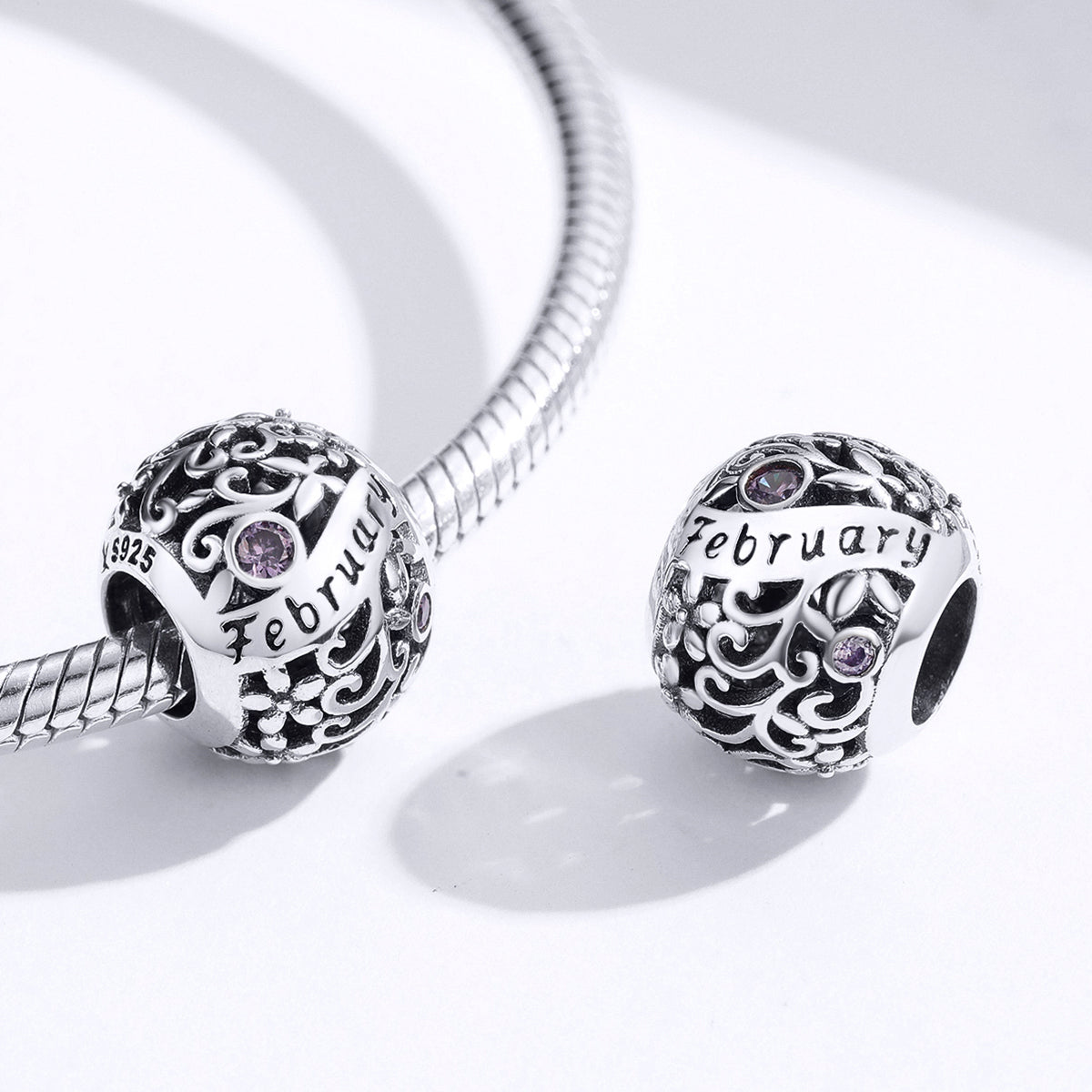 February Birthstone Charm - Lullaboo
