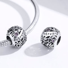 February Birthstone Charm - Lullaboo