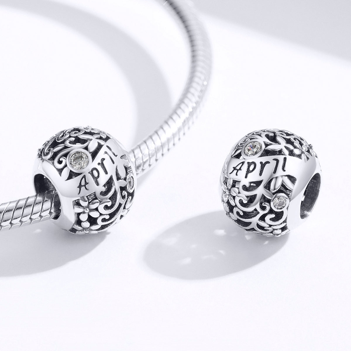 April Birthstone Charm - Lullaboo