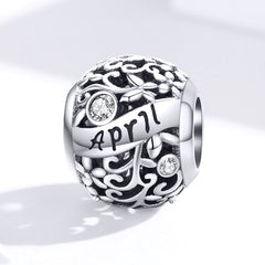April Birthstone Charm - Lullaboo