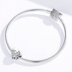 Heart Footprints Charm - Lullaboo