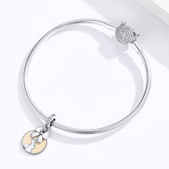 Rabbit With Bow Dangle Charm - Lullaboo