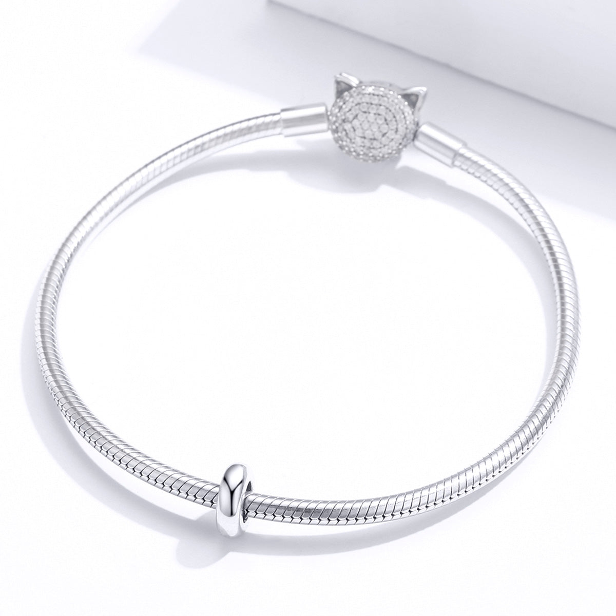 Simple Silver Spacer Charm