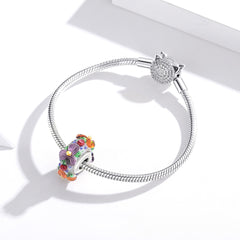 Floral Glass Bead - Lullaboo