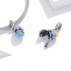 Colourful Easter Egg Dangle Charm - Lullaboo