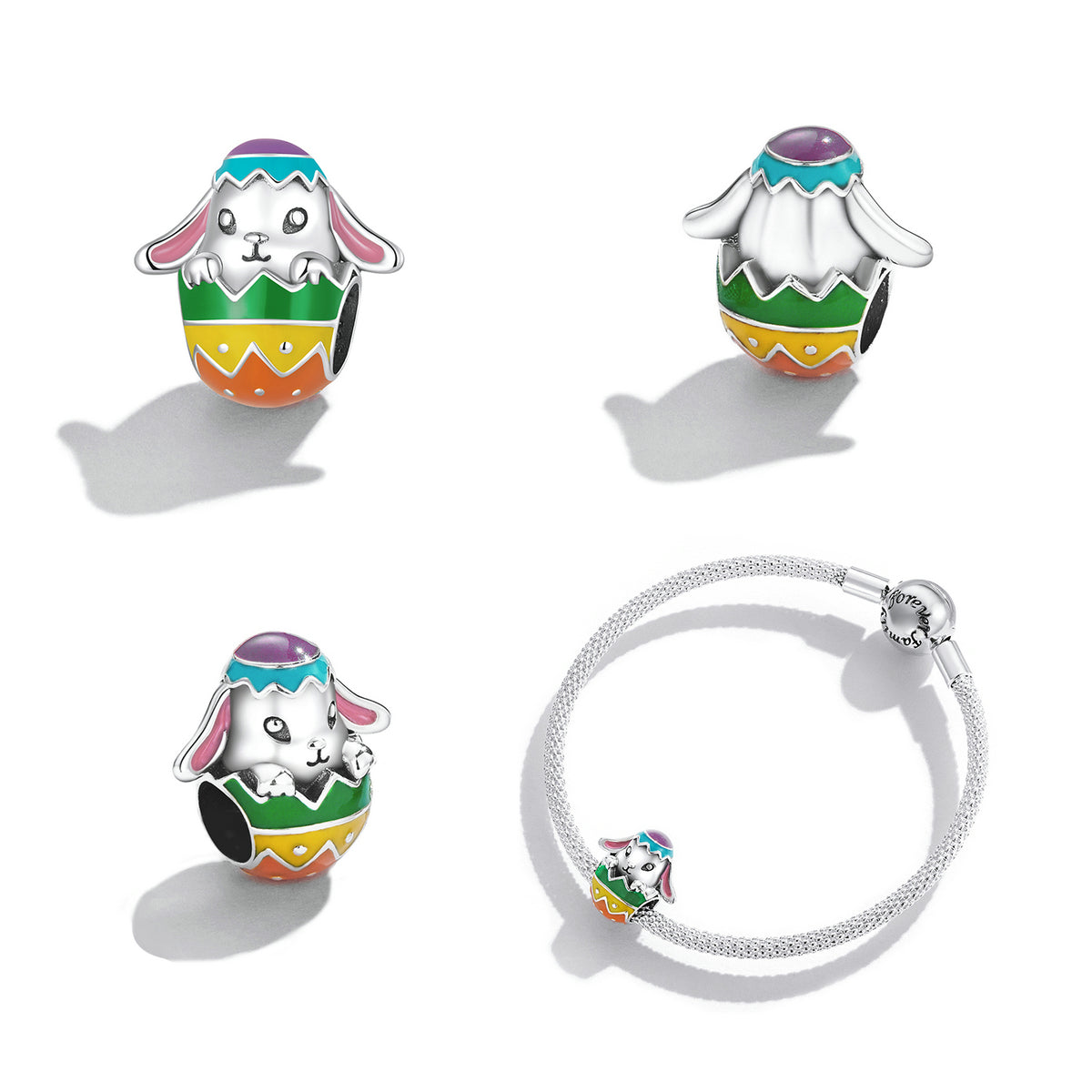 Easter Bunny in Egg Charm - Lullaboo