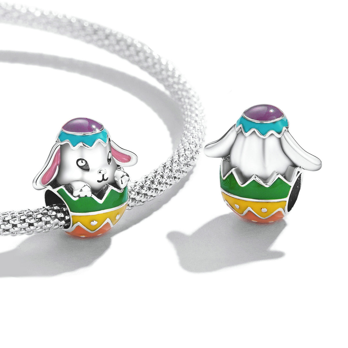 Easter Bunny in Egg Charm - Lullaboo