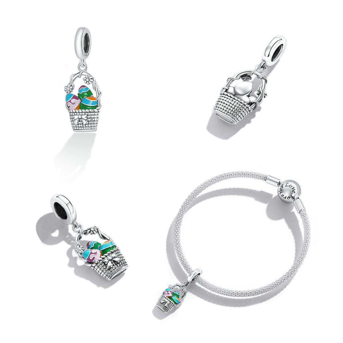 Easter Basket Dangle Charm - Lullaboo