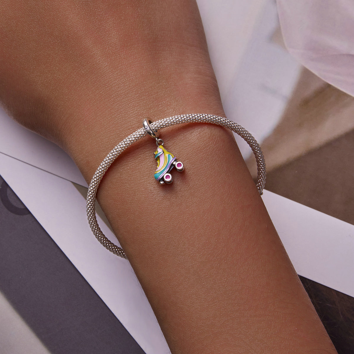 Roller Skate Pendant Charm - Lullaboo