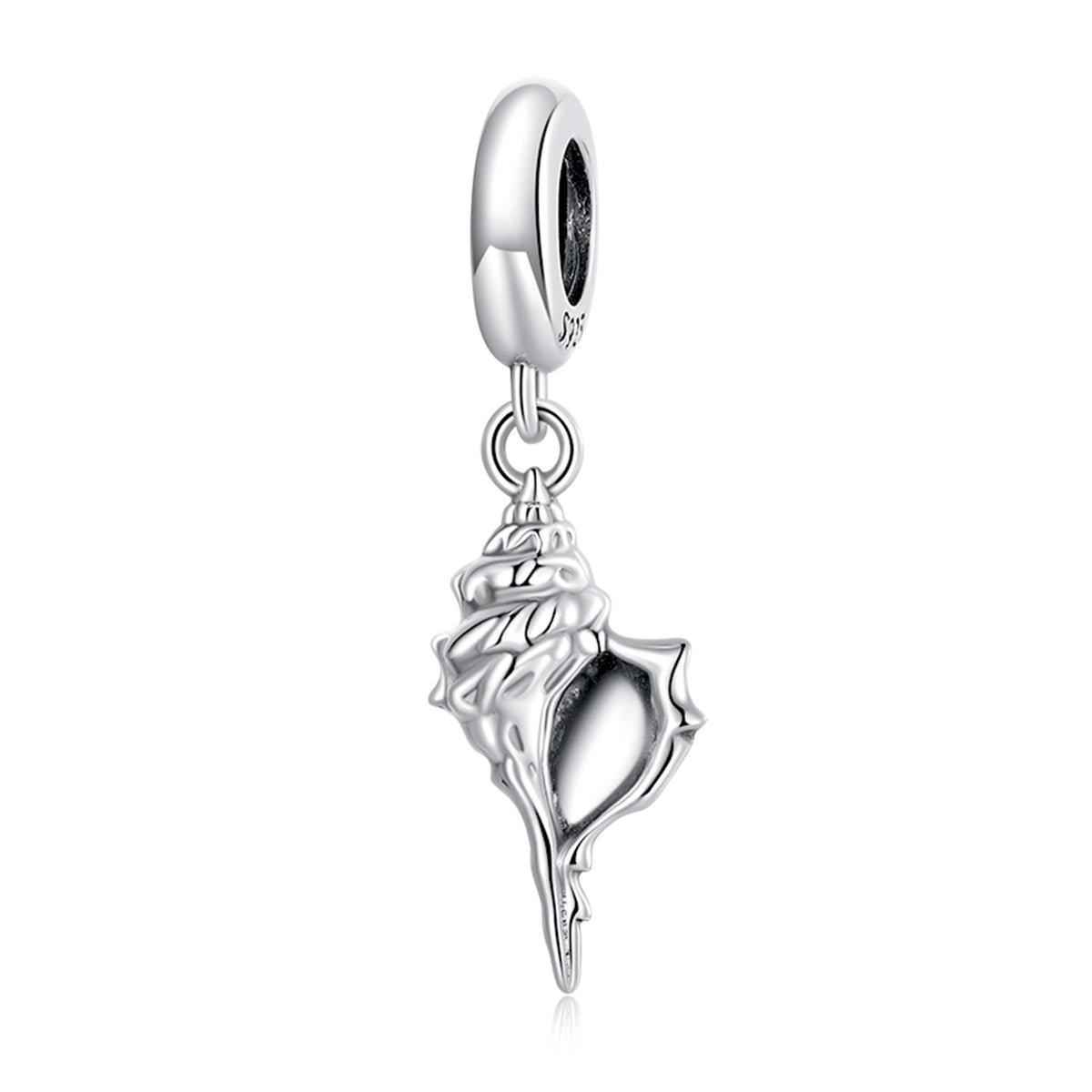 Silver Shell Dangle Charm