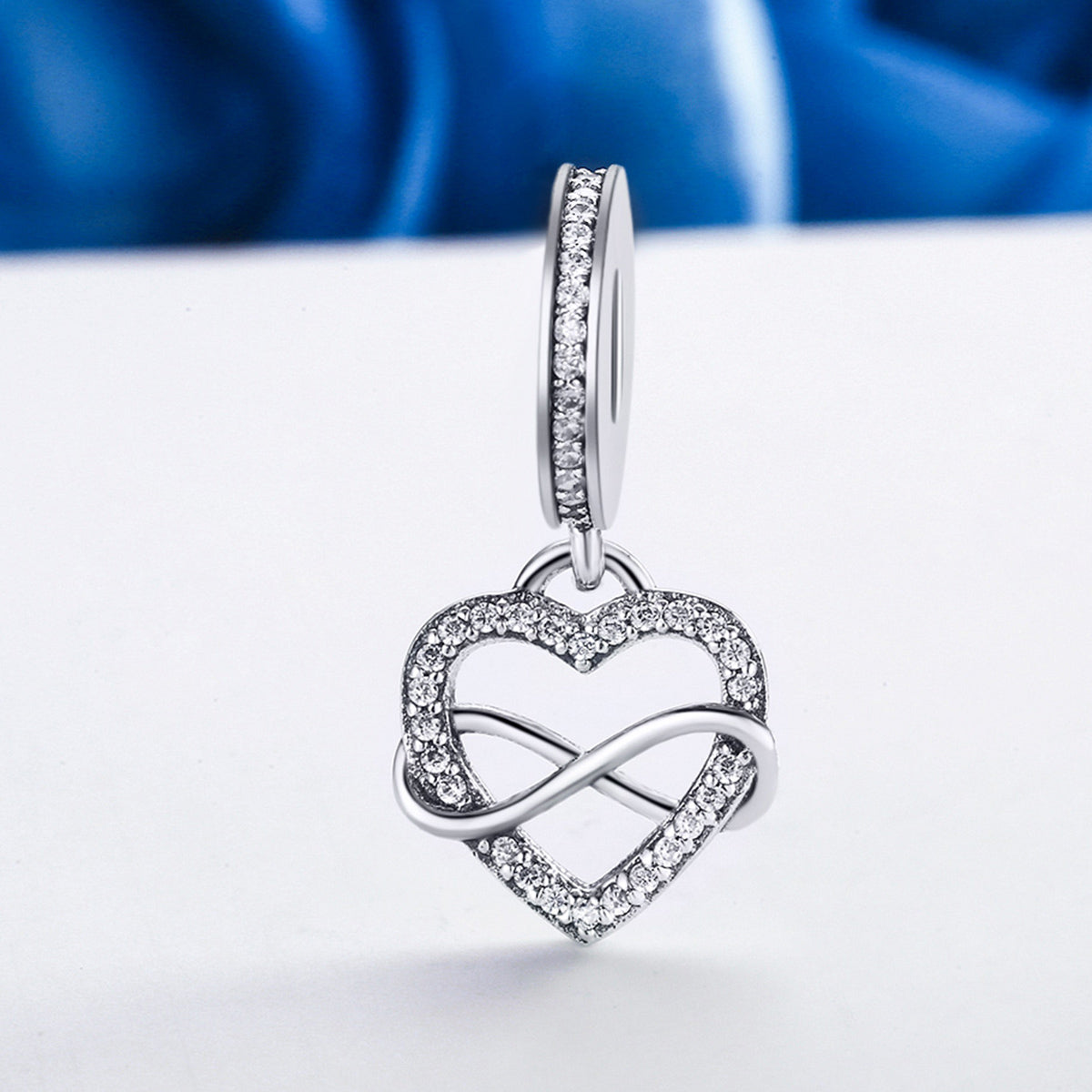 Infinity Heart Pendant Charm - Lullaboo