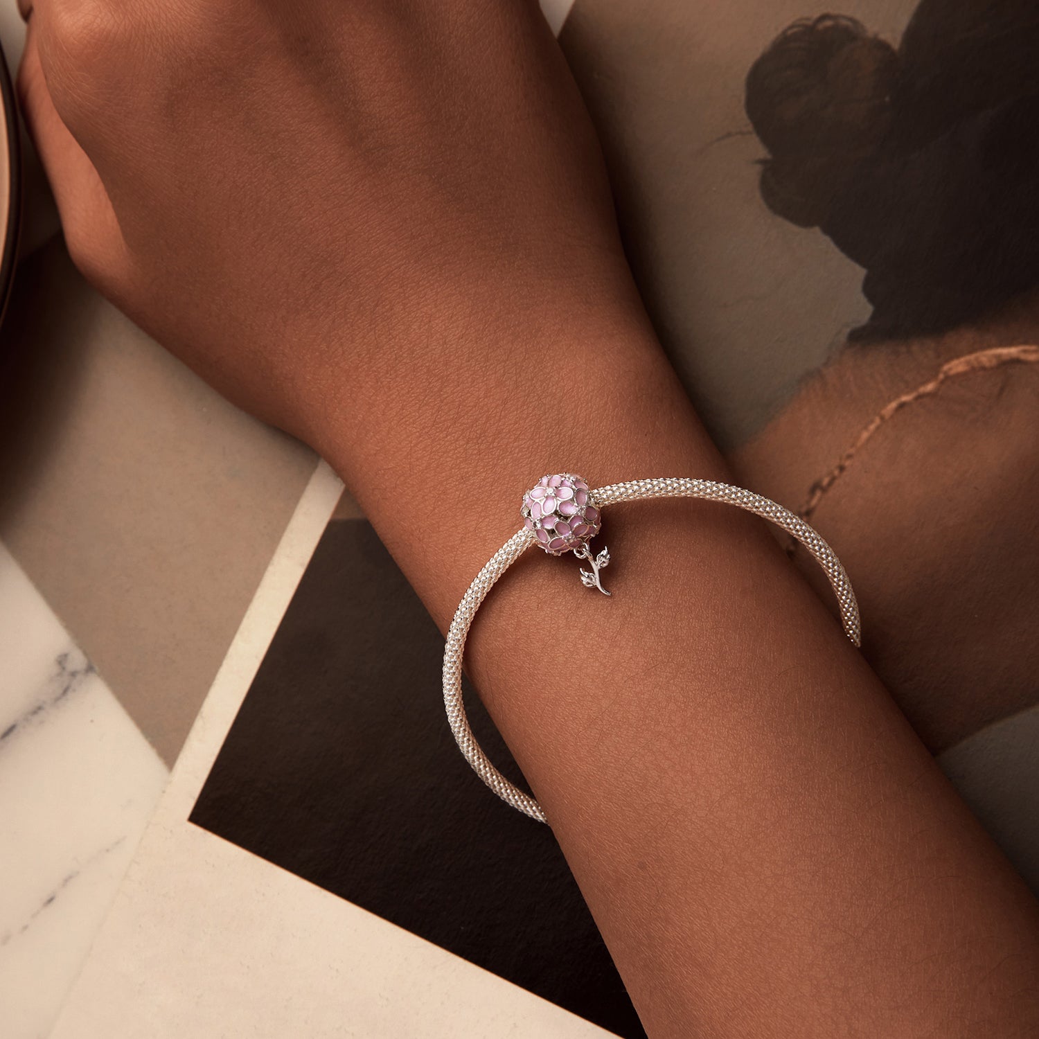 Pink Hydrangea Charm