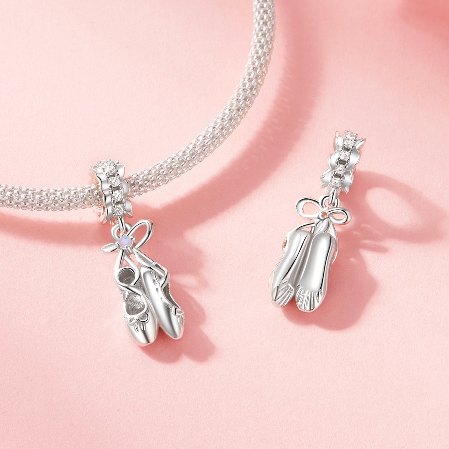 Ballet Slipper Dangle Charm