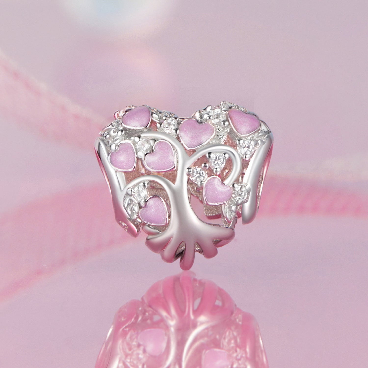 Tree of Hearts Charm