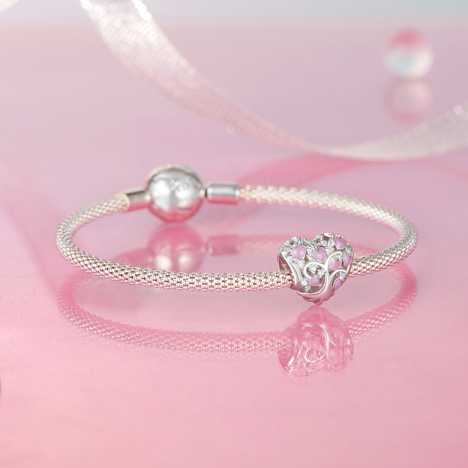 Tree of Hearts Charm