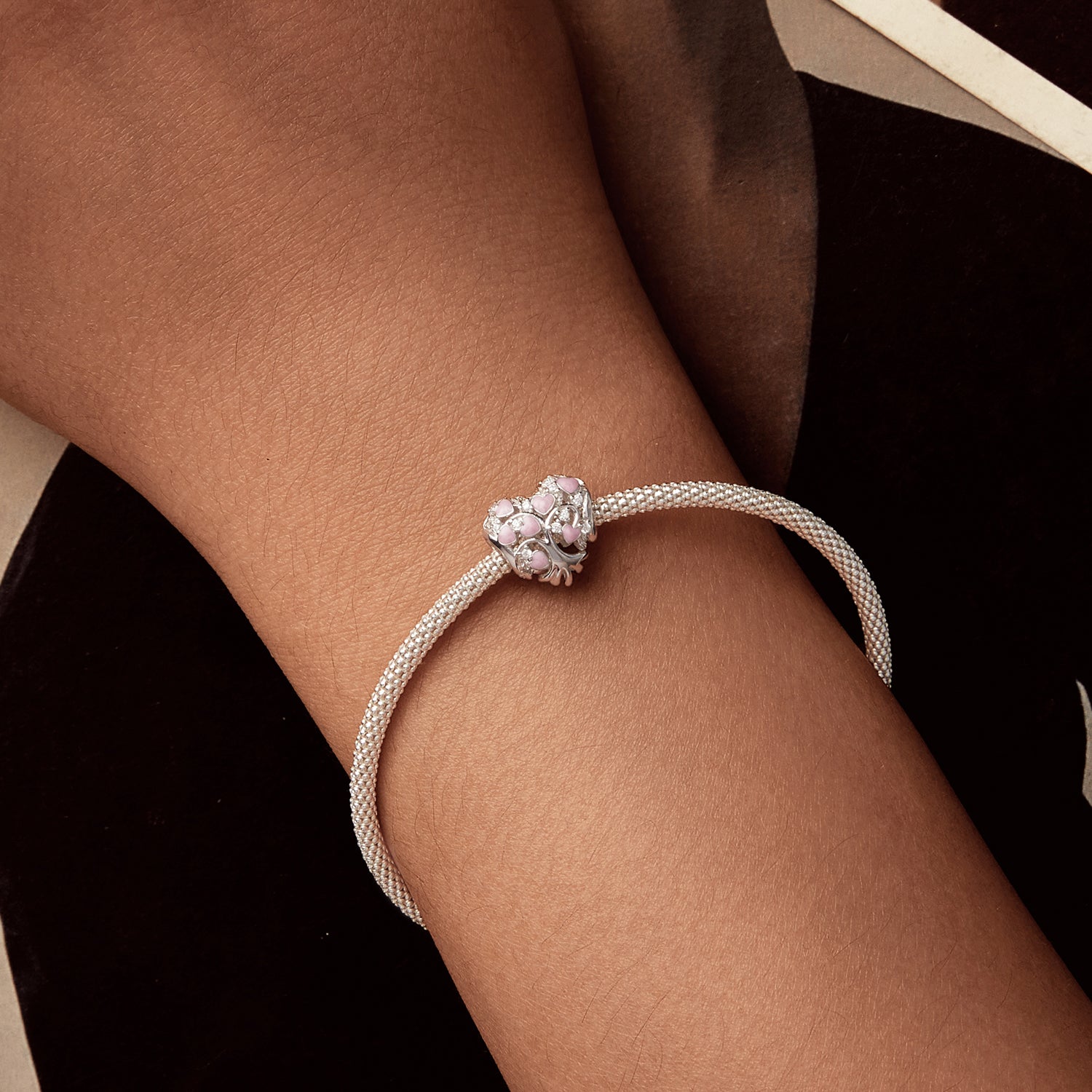 Tree of Hearts Charm