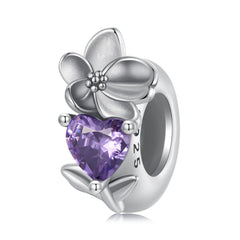 February Birth Flower Charm