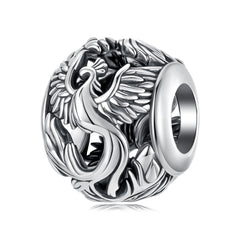 Flying Phoenix Charm