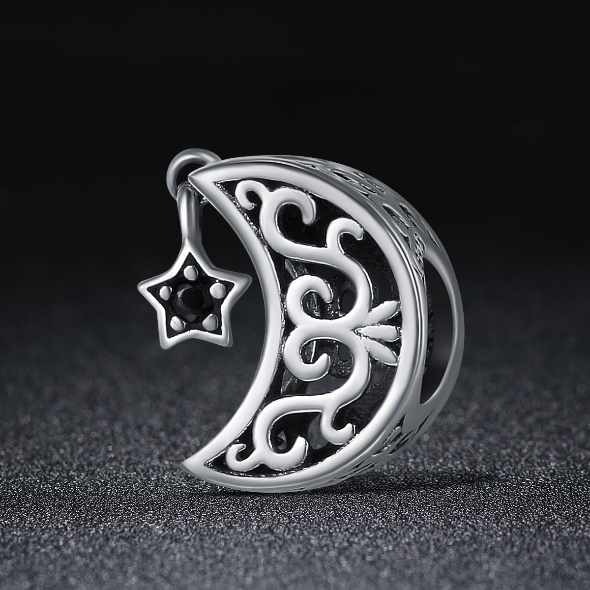 Half Moon & Star Charm