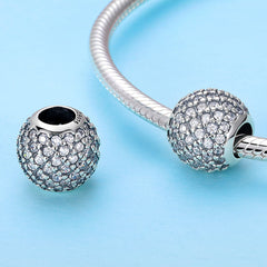 Silver Light Sparkles Charm