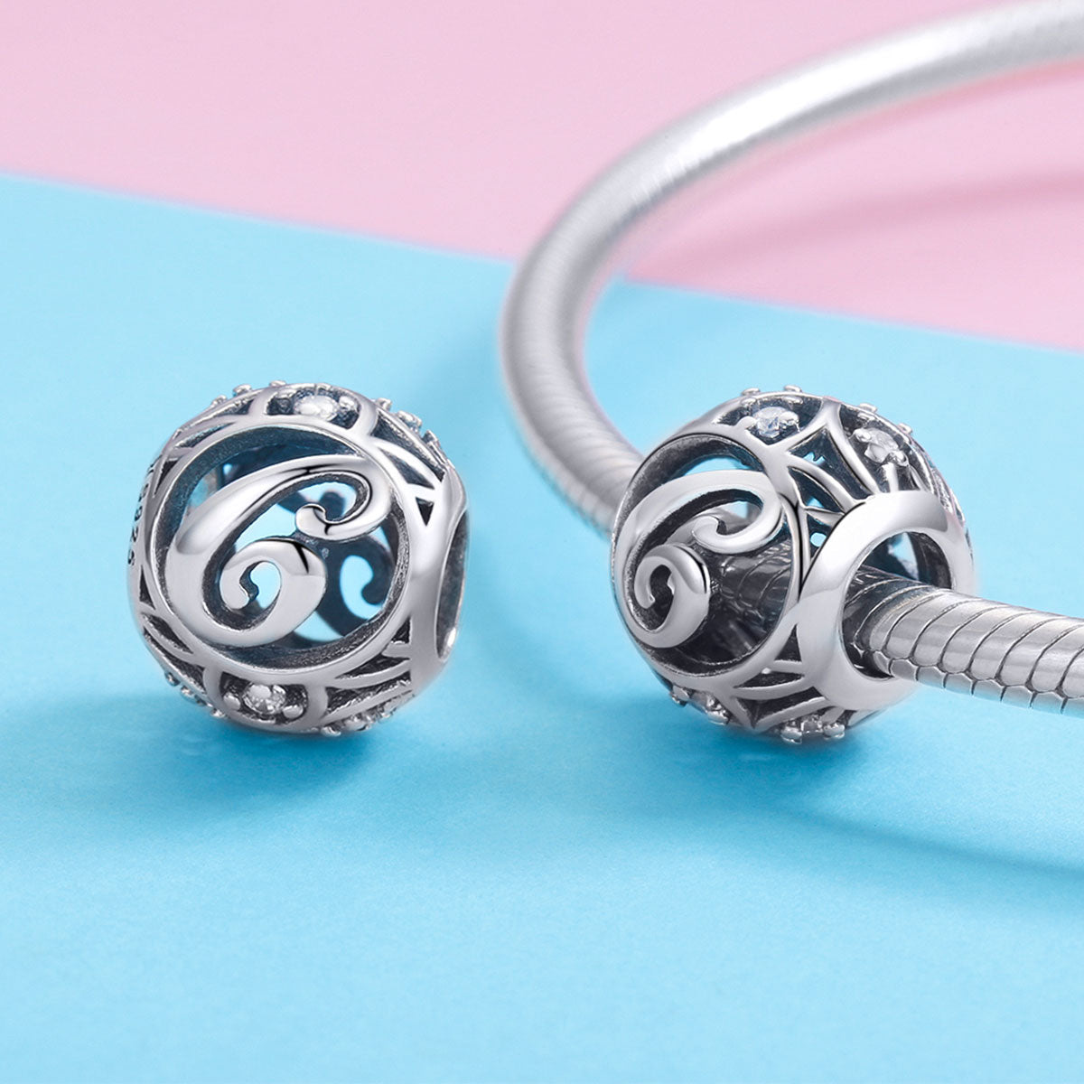 Classic Letter C Charm - Lullaboo