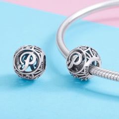 Classic Letter P Charm - Lullaboo