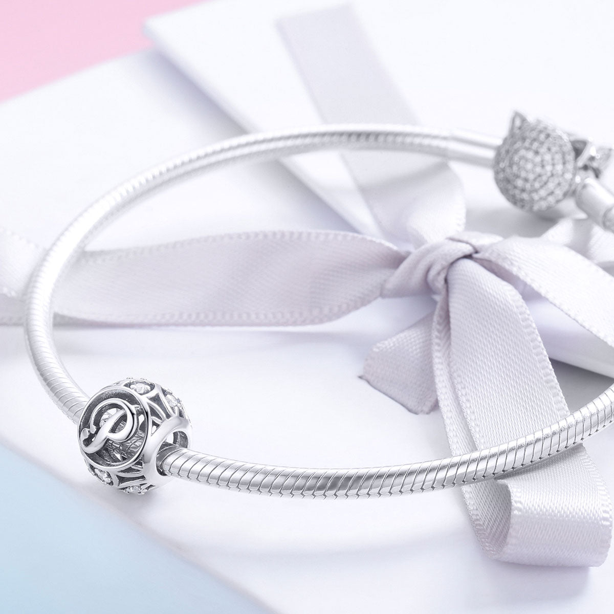 Classic Letter P Charm - Lullaboo