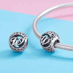 Classic Letter W Charm - Lullaboo