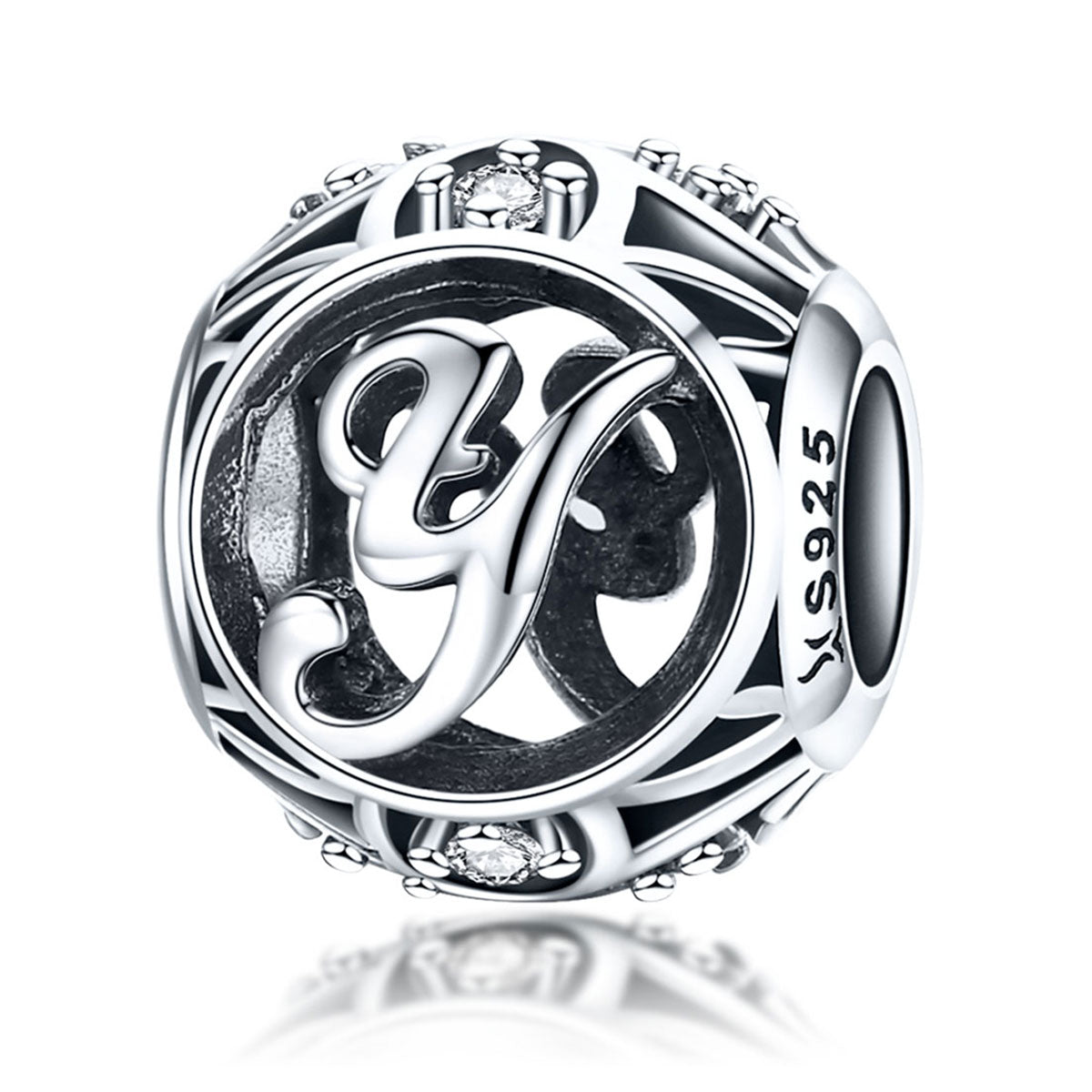 Letter Y Pandora Charm NZ | Lullaboo
