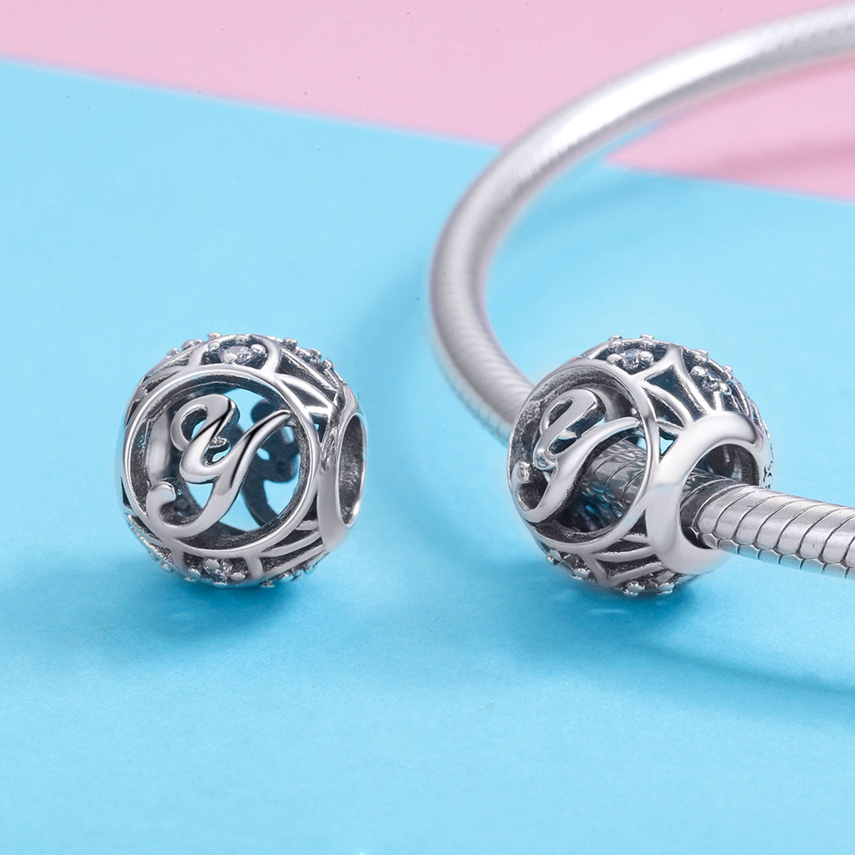 Classic Letter Y Charm - Lullaboo
