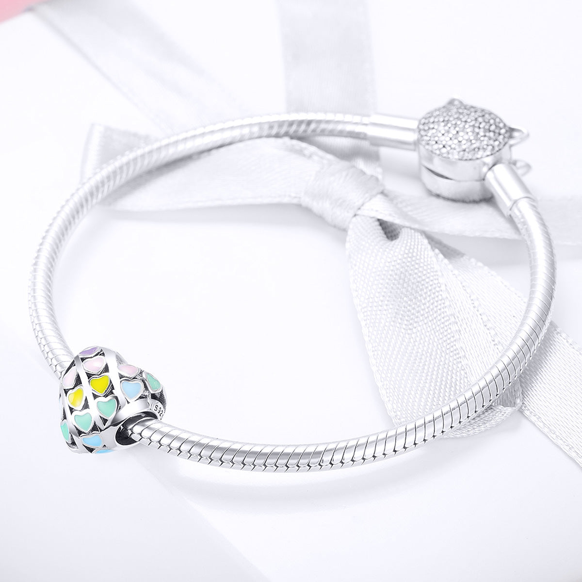 Rainbow Heart Charm - Lullaboo