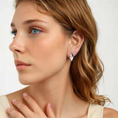 Triangle Geometric Stud Earrings