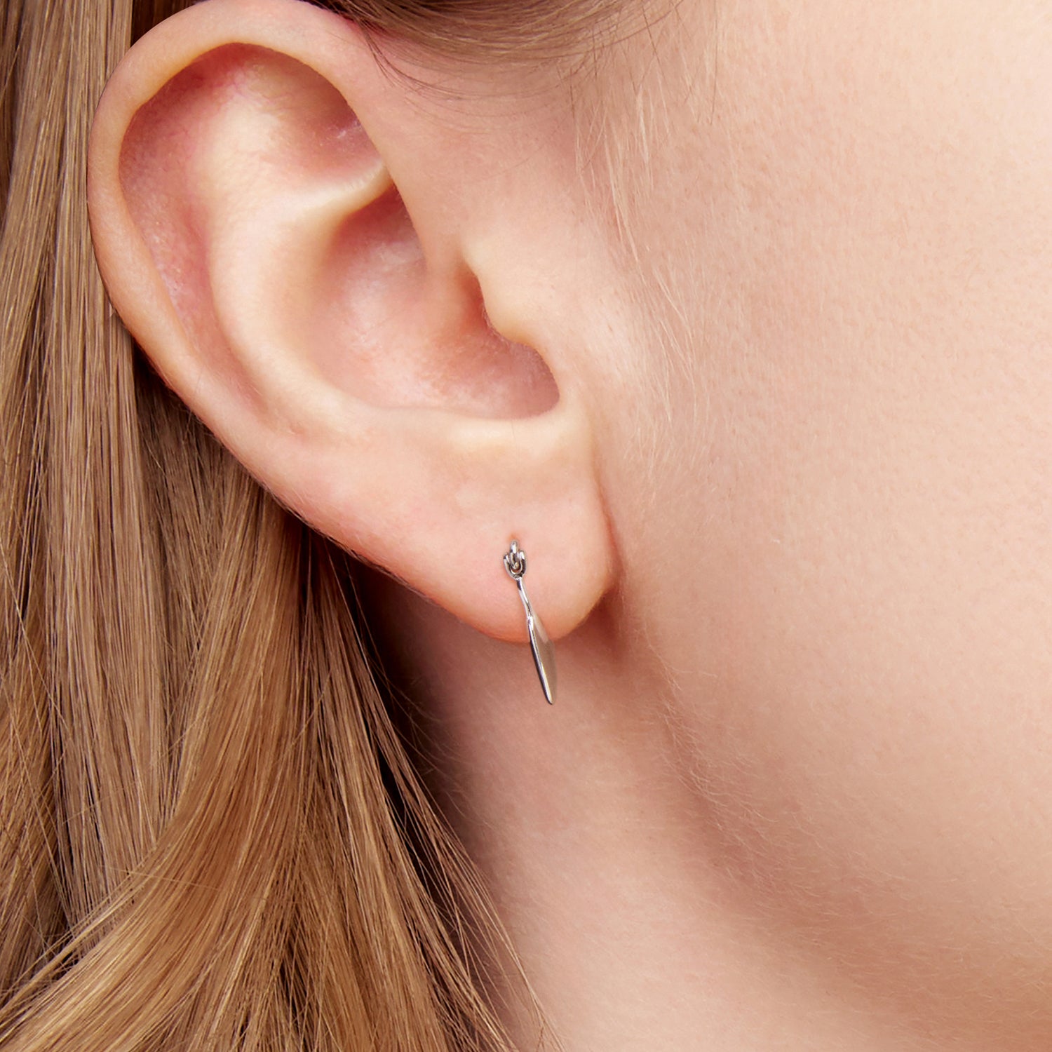 Heart Ear Buckle Earrings