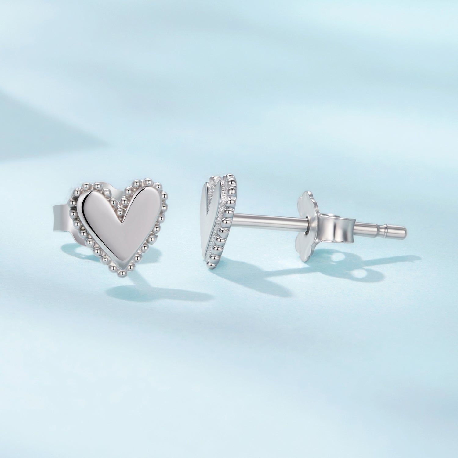 Mini Heart Stud Earrings - Lullaboo