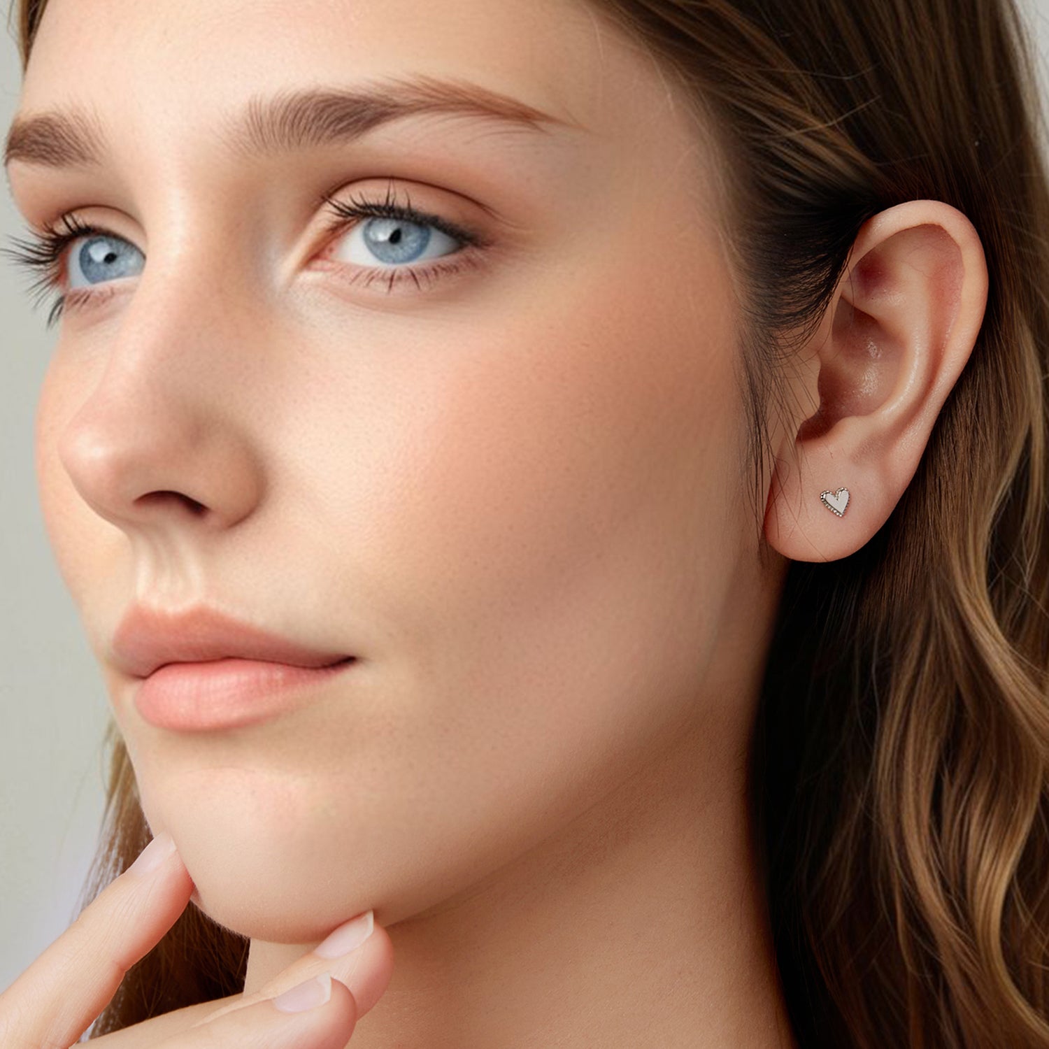 Mini Heart Stud Earrings - Lullaboo