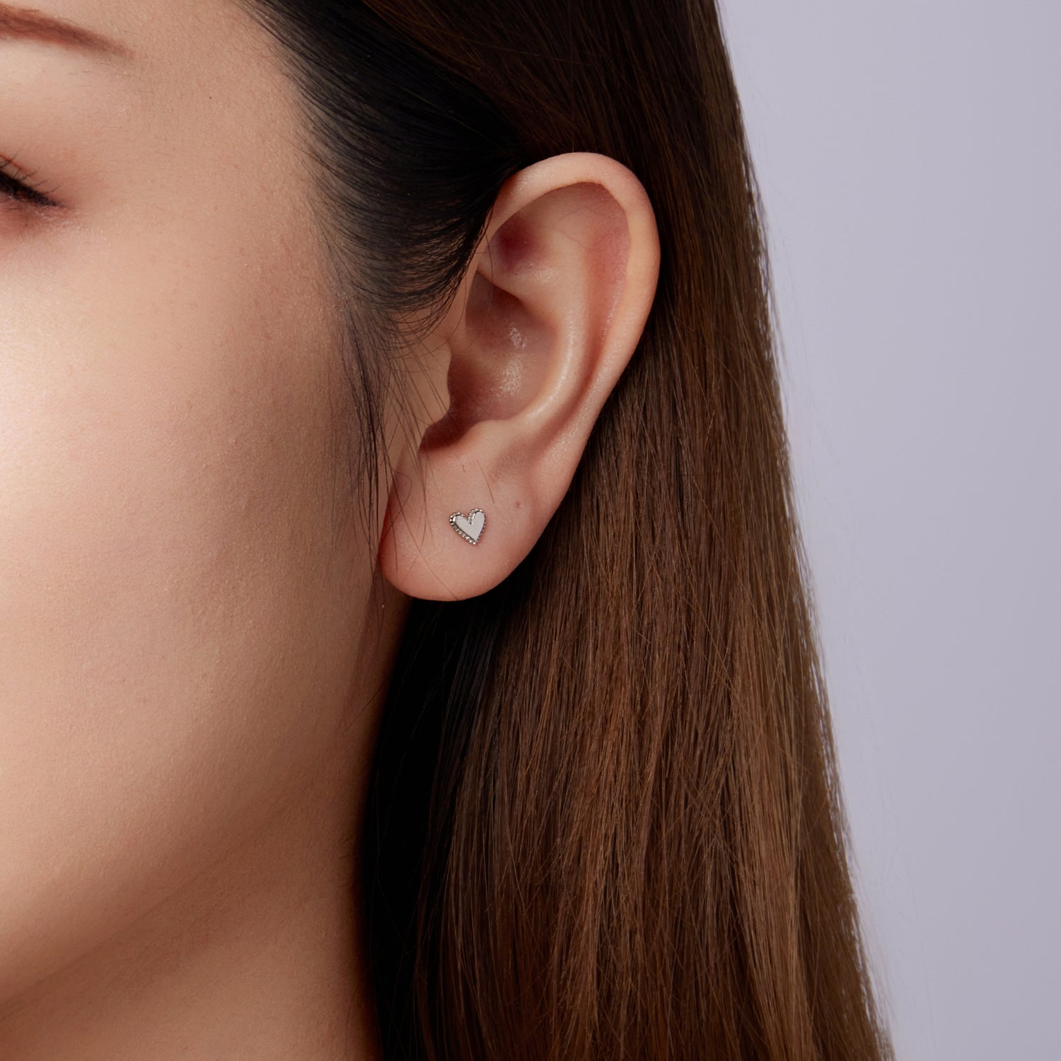 Mini Heart Stud Earrings - Lullaboo