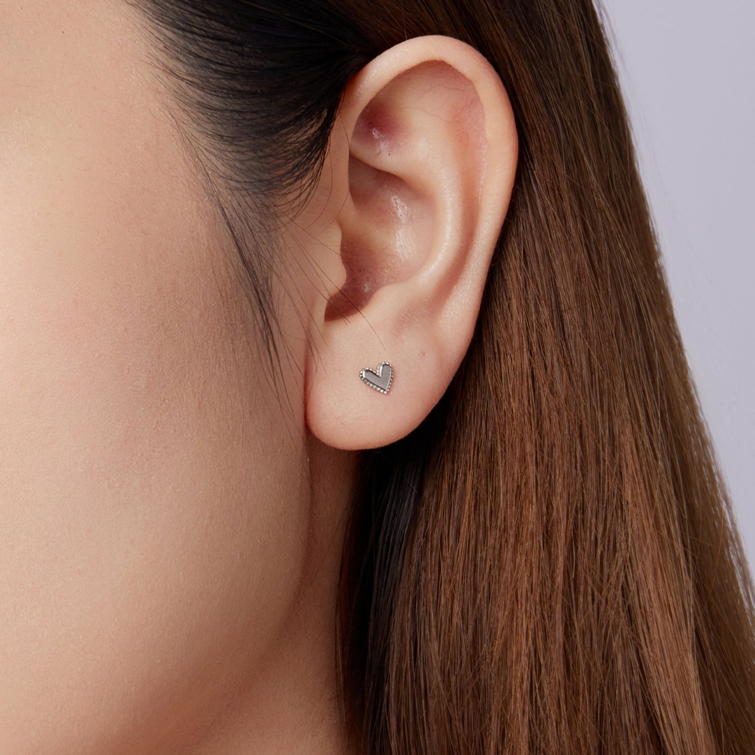 Mini Heart Stud Earrings - Lullaboo
