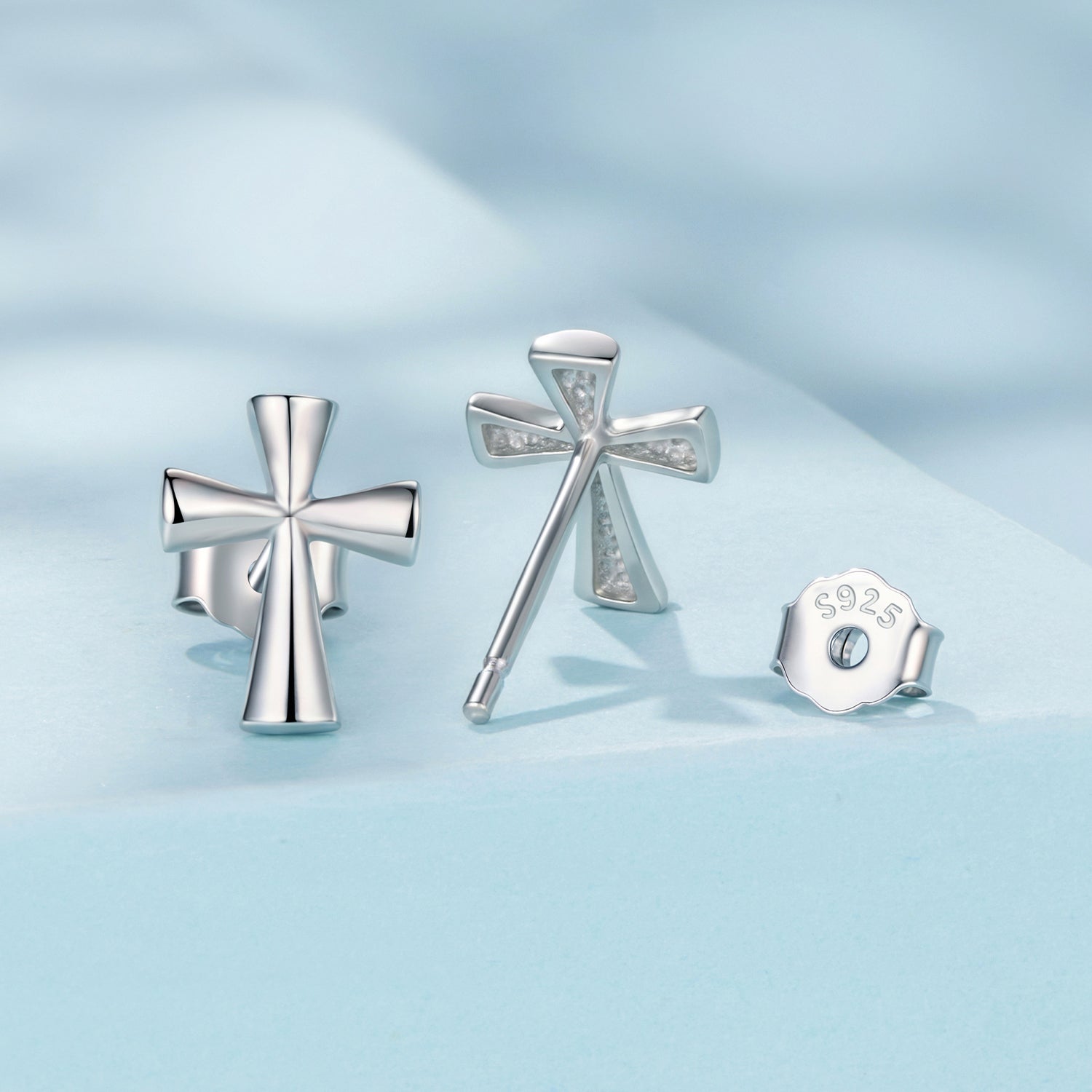 Cross Stud Earrings - Lullaboo