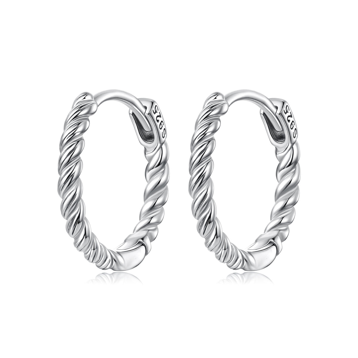 Twisted Hoop Earrings