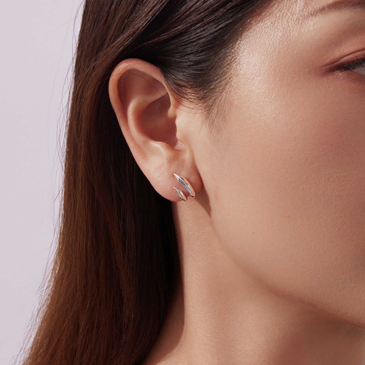 Geometric Double Layer Stud Earrings - Lullaboo