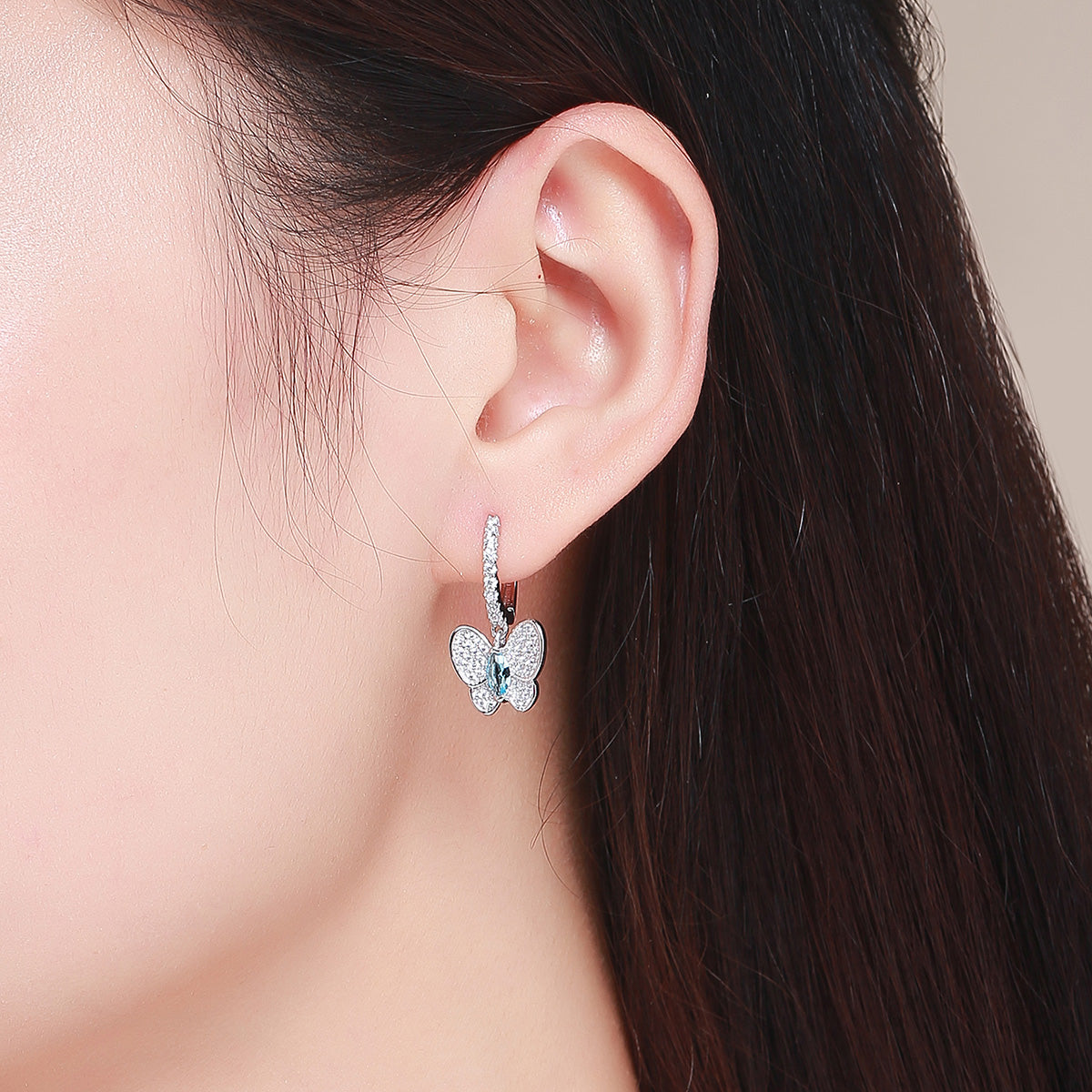 Butterfly Drop Earrings